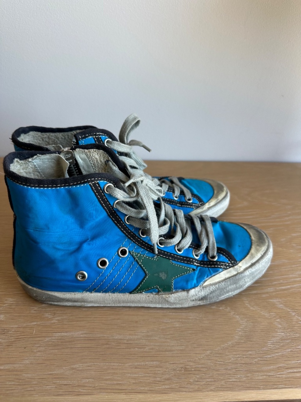 Womens Golden Goose Fred Segal Exclusive Water Resistant Francy High Top Size 7 - Picture 1 of 11